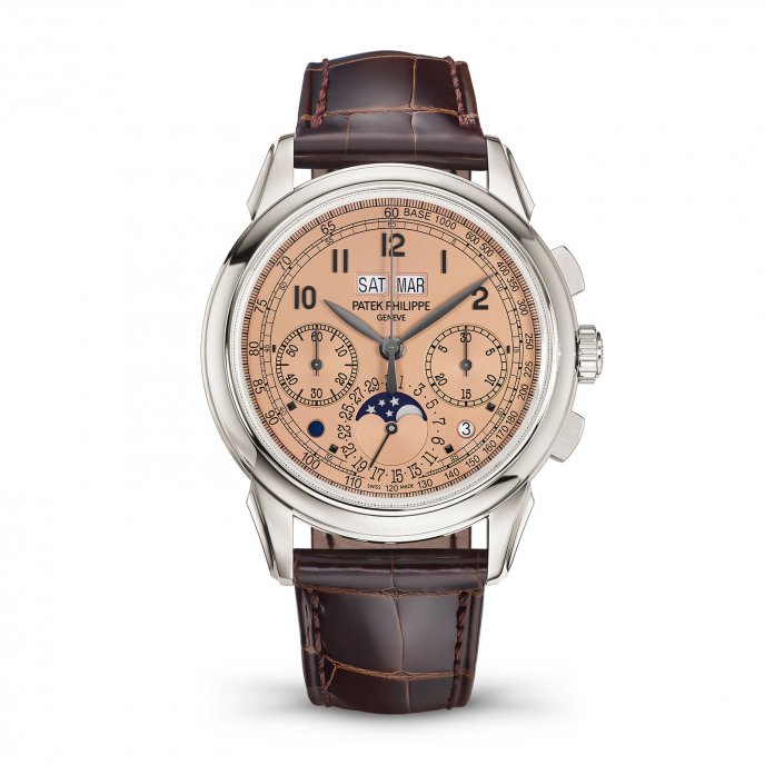 Patek Philippe Grand Complications Chronograph Perpetual Calendar Watch 5270P-001 - Click Image to Close